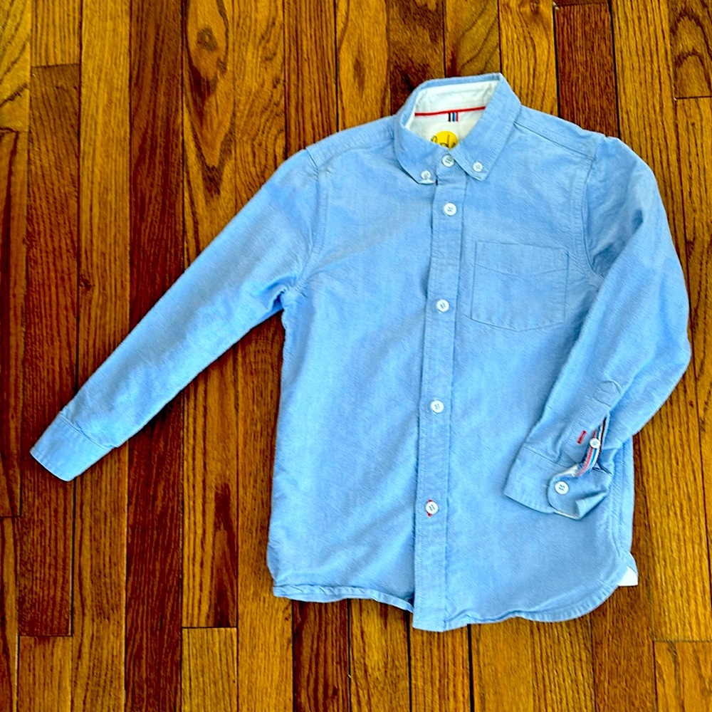 Boden light blue traditional button down- size 7/8